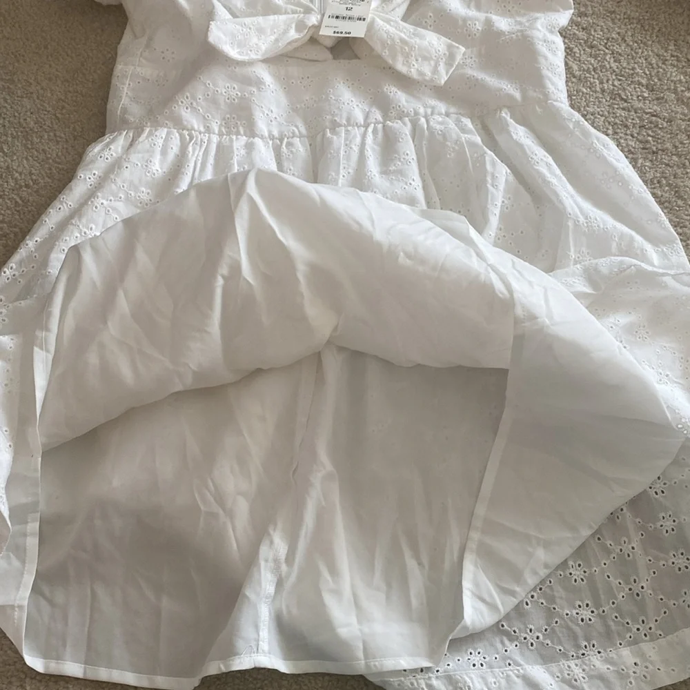 Barr lll NWT bright white eyelet dress - Picture 11 of 12